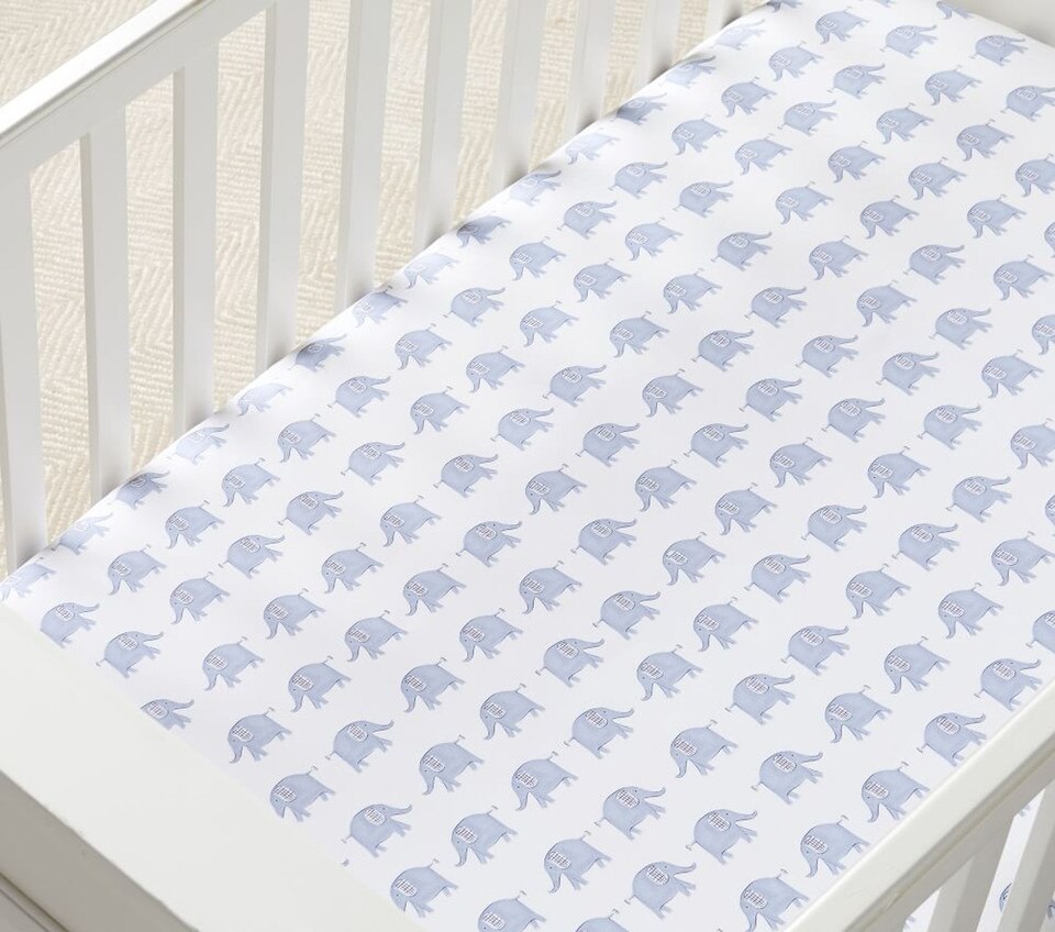 Taylor Fitted Cot Sheet Pottery Barn Kids UK